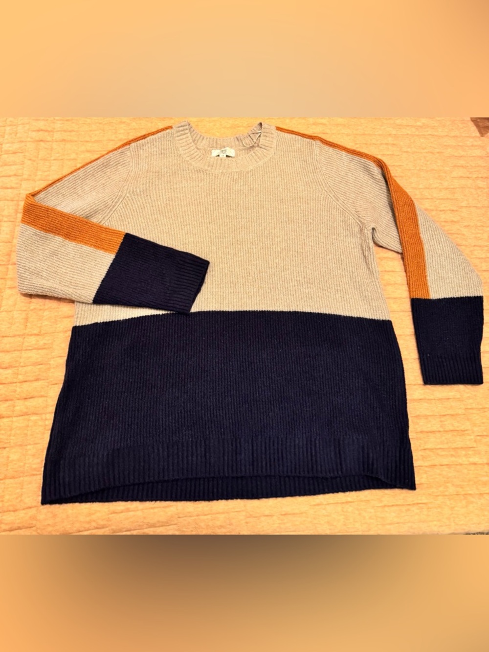 NWOT Pinque Colorblock Sweater